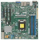 Supermicro Motherboard 1xCPU X11SSH-F E3-1200 v5, 6thGeni3, Pent, Celeron/ UpTo4UDIMM/ 8x SATA3/ C236 RAID 0/1/5/10/ 2xGE/ 1xPCIx8(in x16), 1xPCIx8, 1