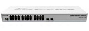Коммутатор MikroTik Cloud Router Switch 326-24G-2S+RM with 800 MHz CPU, 512MB RAM, 24xGigabit LAN, 2xSFP+ cages, RouterOS L5 or SwitchOS (dual boot),