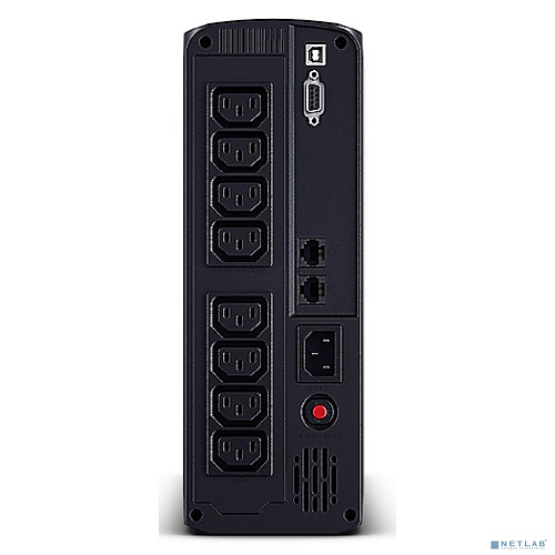 CyberPower VP1600EILCD ИБП {Line-Interactive, Tower, 1600VA/960W USB/RS-232/RJ11/45 (4 + 4 IEC С13), 12В/9 Ач х 2}