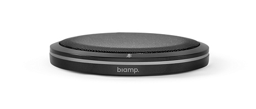 Микрофон BIAMP [TTM-X(Black), ParleTTM-X(Black)] настольный, технология Beamtracking(AVB); 4 зоны по 90°; LED mute индикатор; 2хRJ45(доп.для подключен