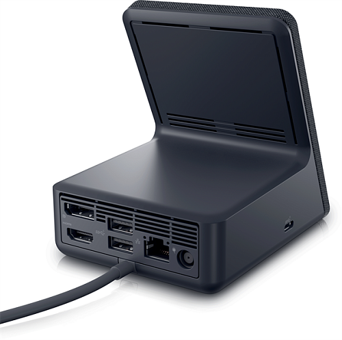 Dell Dock HD22Q Dual Charge; 130W (USB-C) (1xDP 1.4; 1xHDMI 2.1; 1xUSB-C; 4xUSB-A; 1xRJ-45) (без EU кабеля питания в компл)