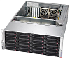Сервер SUPERMICRO SuperStorage 4U Server 640P-E1CR24H noCPU(2)3rd Gen Xeon Scalable/TDP 120-270W/no DIMM(16)/ 3908Lcontroller HDD(24)LFF+2SFF/ 2x10Gbe/ 4xLP/