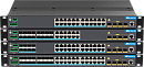 Управляемый промышленный Full Gigabit Ethernet коммутатор 3 уровня, 24 x 1G RJ45, 16 x 1G SFP, 4 x 10G SFP+, питание 2 x 12~55VDC, монтаж в стойку 19″
