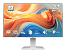 Монитор MSI PRO MP273QW E14 27" 16:9 WQHD(2560x1440)IPS Flat,4ms(GTG),1500:1,100M:1,300nit,178/178,2xHDMI ,1xDP,Speaker,Tilt,VESA,144Hz,White, 1y w-ty