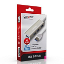 Кабель GINZZU HUB GR-517UB USB 3.0, 4 порта USB3.0, 20см