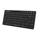 Клавиатура беспроводная A4Tech Fstyler FBK26C AS черный (USB, BT/Radio, slim Multimedia) (FBK26C AS)
