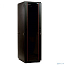 ЦМО Шкаф телекоммуникационный напольный 48U (800 x 800) дверь стекло, чёрный, ШТК-М-48.8.8-1ААА-9005