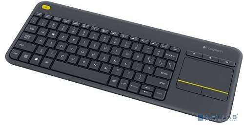 920-007147 Logitech Клавиатура K400 Wireless Touch Plus USB RTL заводская гравировка RU/LAT