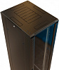 Шкаф серверный WRline (WR-TT-2761-AS-RAL9004) напольный 27U 600x1000мм пер.дв.стекл задн.дв.стал.лист 2 бок.пан. 800кг черный 910мм 87.4кг 1388мм IP20