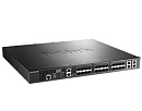 Коммутатор D-LINK PROJ Managed L2+ Stackable Switch 20x10GBase-X SFP+, 4xCombo 10GBase-T/SFP+, CLI, 1000Base-T Management, RJ45 Console, mini-USB Console, USB, A