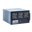 Корпус Exegate EX270770RUS для майнинга Pro 6-470 <без БП, 2*USB, 3*fan 120мм, места под: 6 видеокарт, 2 БП>
