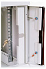 Шкаф коммутационный ЦМО (ШРН-9.650) настенный 9U 600x650мм пер.дв.стекл несъемн.бок.пан. 100кг серый 605мм 21.1кг 180град. 499мм