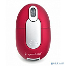 Мышь беспров. Gembird MUSW-605, 2,4ГГц, 1200DPI, 3кн красная