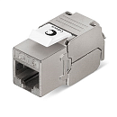 Cabeus KJ-RJ45-Cat.6-SH-180-Toolless Вставка Keystone Jack RJ-45(8P8C), 180 градусов, категория 6, экранированная, без инструмента Toolless