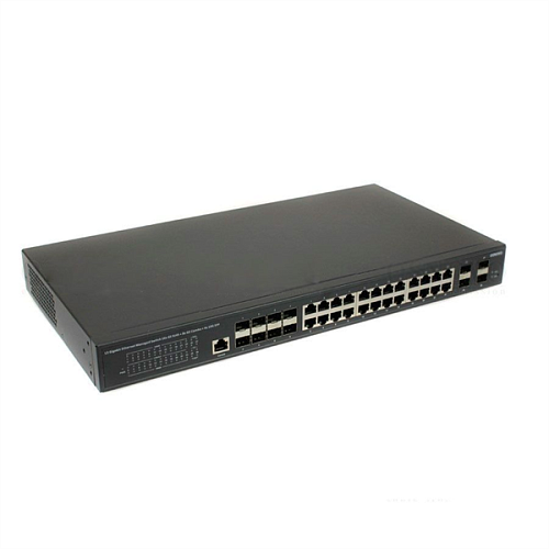 Коммутатор Gigabit Ethernet c 10G портами OSNOVO SW-32G4X-2L Управляемый L3 коммутатор Gigabit Ethernet на 16xGE RJ-45 + 8xGE Combo (RJ-45 + SFP) + 4x