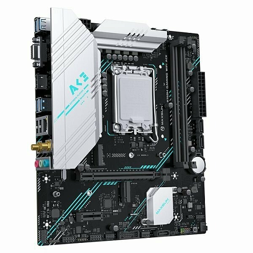 Материнская плата MAXSUN MS-B760M Gaming WIFI ACE, LGA1700, B760, 2*DDR5, 3*SATA3, 2*M.2, 4*USB 3.2, 2*USB 2.0, 1*PCIEx16, 1*PCIEx1, VGA+HDMI, mATX