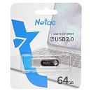 Netac USB Drive 64GB U278 USB2.0 64GB, retail version [NT03U278N-064G-20PN]