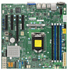 Supermicro Motherboard 1xCPU X11SSM-F E3-1200 v5, 6thGeni3, Pent, Celeron/ UpTo4UDIMM/ 8x SATA3/ C236 RAID 0/1/5/10/ 2xGE/ 1xPCIx8(in x16), 1xPCIx8, 2