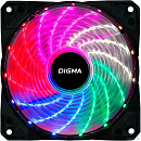 Вентилятор Digma DFAN-FRGB2 RGB 120мм черный 3-pin 4-pin (Molex) Ret
