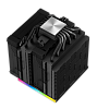 Кулер для процессора DEEPCOOL AK620 DIGITAL LGA20XX/1700/1200/115X/AM5/AM4 (8шт/кор, TDP 260W, PWM, DUAL Fan 120mm, 6 тепл. трубок, черный) RET