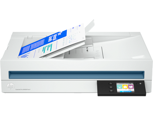 Сканер HP ScanJet Pro N4600 fnw1 Network Scanner (CIS, A4, 600x1200 dpi, 24bit, ADF 100 sheets, Duplex, 40 ppm/80 ipm, USB 3.0, Ethernet 10/100/1000 B