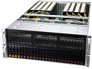 Серверная платформа Supermicro GPU A+ 4U Server 4125GS-TNRT noCPU(2)9004 EPYC/TDP 400W/no DIMM(24) only DDR5/SATARAID HDD(2)SFF NVMe(4)SFF/2x10Gbe/sup