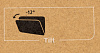 Кронштейн для телевизора Hama R1 118159 черный 19"-48" макс.25кг настенный наклон