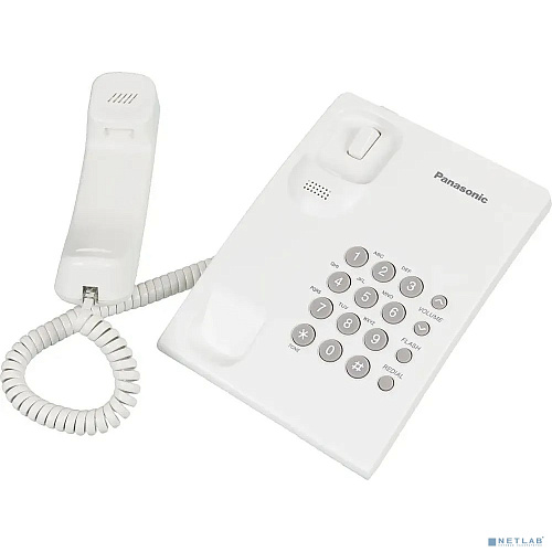 Panasonic KX-TS2350RUW (белый) {повтор номера, регул-ка громкости, кр.на стену}