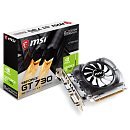 Видеокарта MSI GT730 2GB GDDR3 128bit VGA DVI HDMI 1FAN RTL {20}