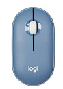 Мышь беспроводная PEBBLE M350 BLUE 910-006655 LOGITECH