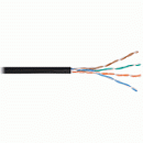IRBIS FTP Кат.5e 4 пары, 0.50мм медь, 24AWG, PE 305м, черный, внешний на катушке