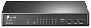 коммутатор TP-Link TL-SF1009P, 9-Port 10/100 Mbps Desktop Switch with 8-Port PoE+, 65 W, 250m