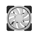Вентилятор Powercase (M2) ARGB 120x120x25мм (PWM, 100шт./кор, 4pin +ARGB Sync, 800-1500±10% об/мин) Bulk