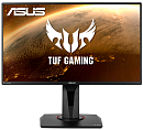 ASUS 24.5" VG258QM LED, 1920x1080, ProGaming, 0.5ms, 400cd/m, 100Mln:1, 170°/160°, 280Hz, HDR400, 2*HDMI, DP, G-SYNC, колонки, HAS, Tilt, Swivel, Pivo