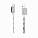 Rexant (18-4247) Кабель USB-A – Lightning для Apple, 2,4А, 1м, в металлической оплетке