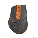 Мышь A4Tech Fstyler FG30S серый/оранжевый оптическая (2000dpi) silent беспроводная USB (6but)