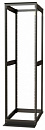 Стойка двухрамная Hyperline ORK2A-4281-RAL9005 42U 550ммX1250мм 1000кг черный
