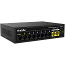 Коммутатор Tenda S110PC Коммутатор неуправляемый PoE, 10 портов 10x100 Мбит/с, PoE 8х до 30 Вт, настольный
