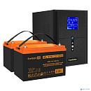 Exegate EX296851RUS Комплект ИБП EX295989RUS + батарея 100Ач EX285656RUS 2шт (инвертор, синус, для котла) SineTower SZ-2000.LCD.AVR.3SH.1C13.USB <2000