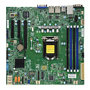 Материнская плата SuperMicro MBD-X11SCL-F-B LGA1151v2,C242,4*DDR4,6*SATA 6G RAID,M.2,3*PCIE,2*Glan,5*USB3.1,VGA) BULK (327645) (incl. 1x I/O Shield M