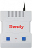Игровая консоль Dendy Junior серый/синий в комплекте: 300 игр