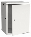 Шкаф коммутационный ITK Linea W (LWR3-12U66-MF) настенный 12U 600x600мм пер.дв.металл задн.дв.стал.лист 90кг серый 500мм 200град. 635мм IP20 IK10 стал