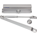 TS-DC120 Freeze (silver) Доводчик дверной морозостойкий, усилие EN5, вес двери до 150 кг, две регулировки: скорость закрывания и скорость доводки, раб