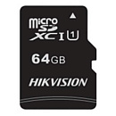 Micro SecureDigital 64Gb Hikvision HS-TF-C1/64G {MicroSDHC Class 10 UHS-I}