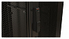 Шкаф серверный Hyperline (TTR-4261-DD-RAL9005) напольный 42U 600x1000мм пер.дв.перфор. задн.дв.перфор. 2 бок.пан. направл.под закл.гайки 800кг черный
