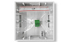 Настенная панель ECLER [WP22DN] конвертер аналогового сигнала в/из Dante. 2 MIC/LINE входа, 2 XLR/Euroblock выхода. Питание PoE или внешний ИП