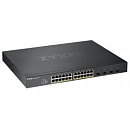 Коммутатор ZYXEL XGS1930-28HP-EU0101F Гибридный Smart PoE+ L2+ NebulaFlex XGS1930-28HP, 24xGE PoE+, 4xSFP+, бюджет PoE 375 Вт, автономное/облачное упр