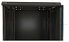 Шкаф коммутационный Hyperline (TWB-0945-SR-RAL9004) настенный 9U 600x450мм пер.дв.стал.лист 60кг черный 275мм 180град. 500мм IP20 сталь