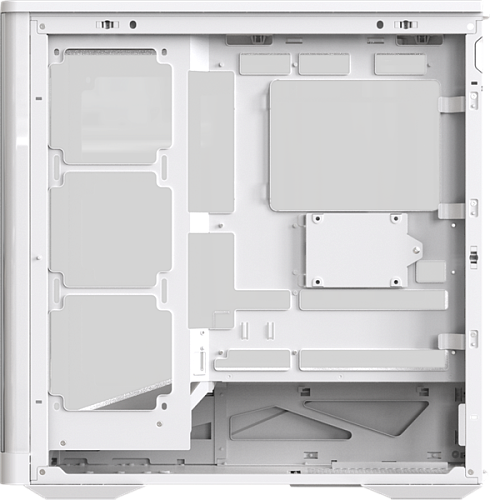 корпус Formula V Line Crystal U9 PA White, ATX, TYPE-C*1, USB3.0*2, Curved Glass, SIDE 3x PERFORMANCE ARGB, REAR 1x PERFORMANCE ARGB
