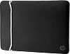 Чехол для ноутбука 15.6" HP Chroma Sleeve черный/серебристый неопрен (2UF62AA)